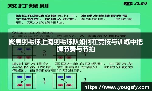聚焦羽毛球上海羽毛球队如何在竞技与训练中把握节奏与节拍